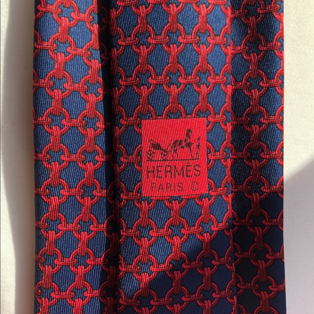 Hermes 100% Silk Links Pattern 59 EA Men’s Tie